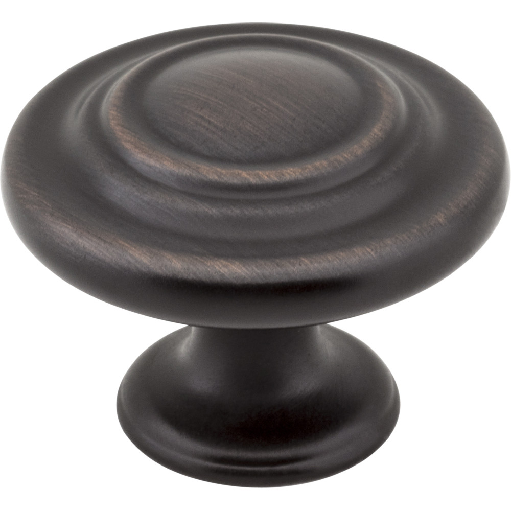 Elements by Hardware Resources 107DBAC 1-1/4" Diameter Cabinet Knob. Packaged with one 8/32" x 1" s