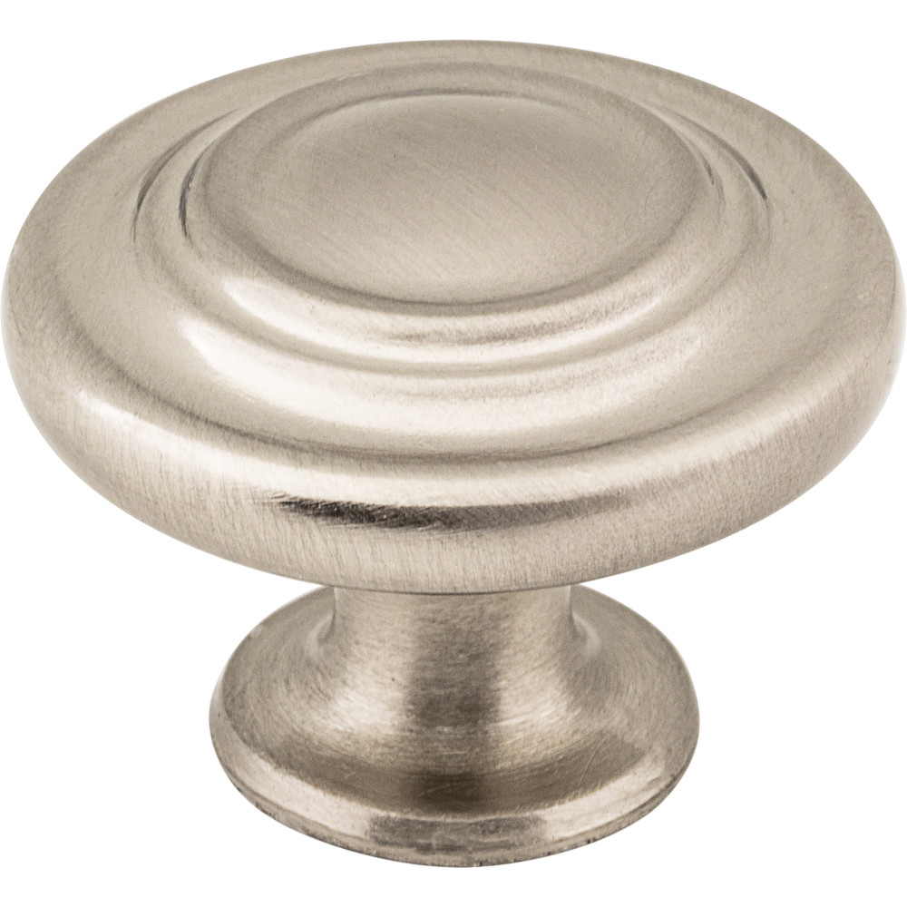 Elements by Hardware Resources 107SN 1-1/4" Diameter Cabinet Knob. Packaged with one 8/32" x 1" s