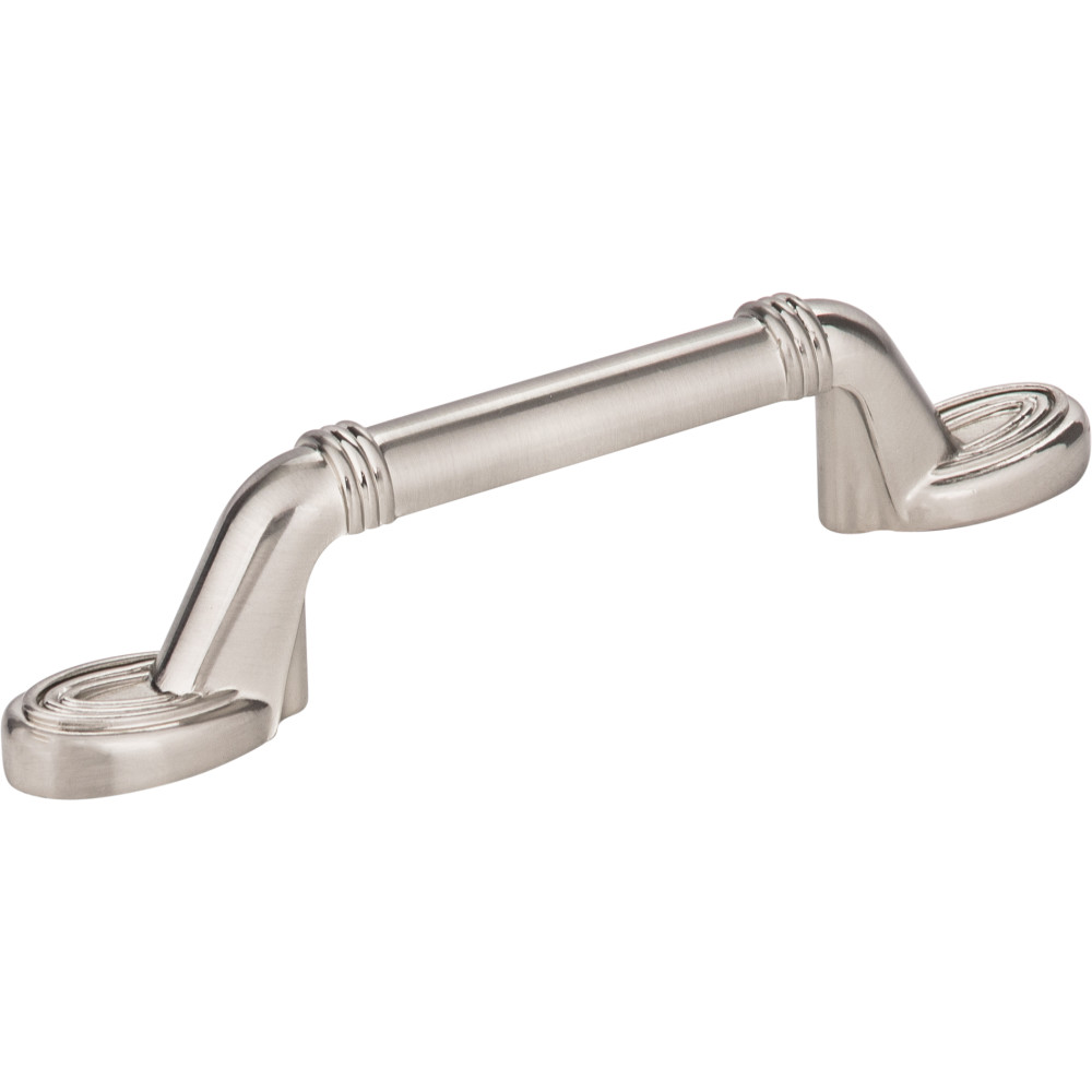 Elements by Hardware Resources 110-3SN 5-1/2" Overall Length Zinc Die Cast Spiral Cabinet Pull.  Ho