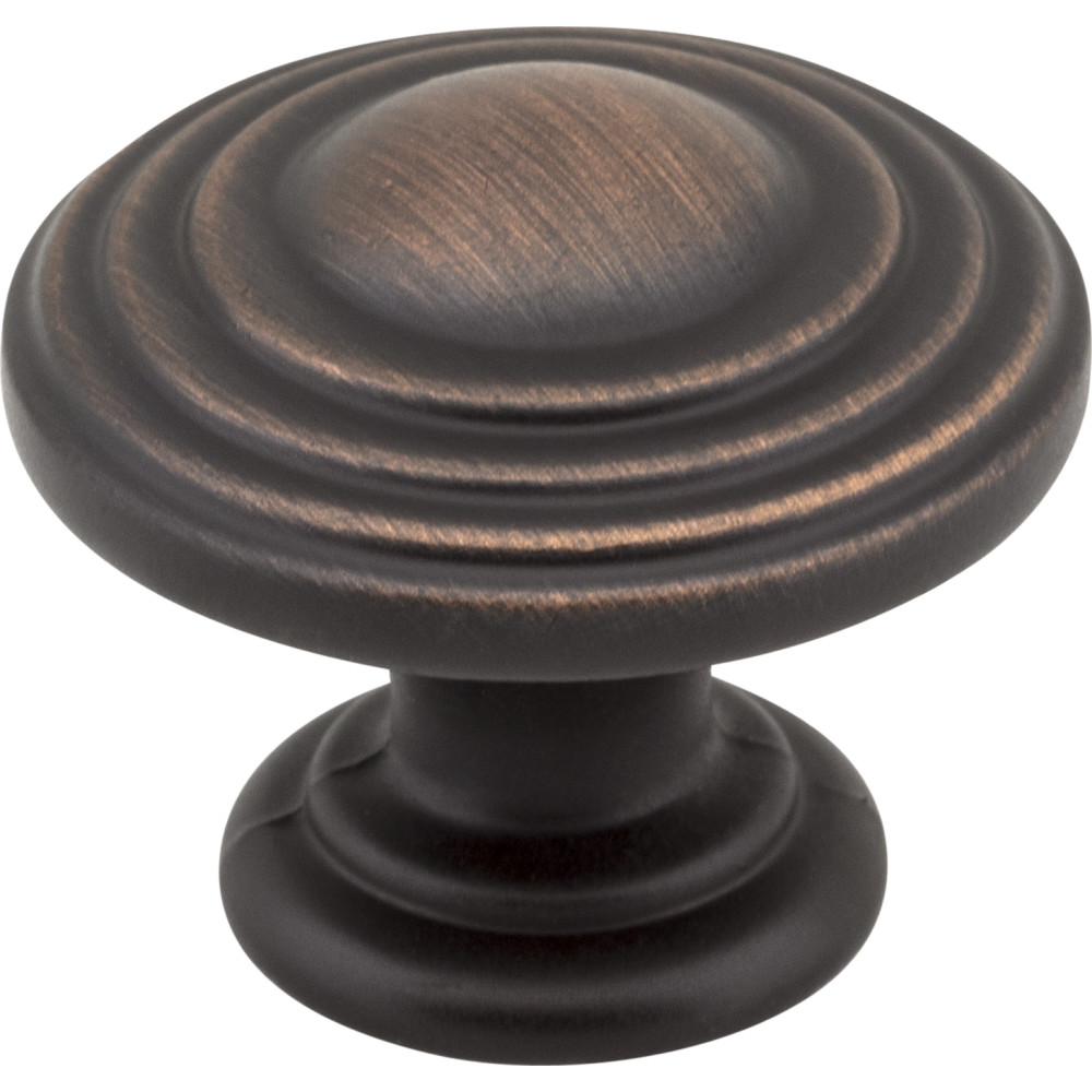 Jeffrey Alexander by Hardware Resources 137DBAC 1-1/4"  Diameter Ring Cabinet Knob. Packaged with one 8/32" 