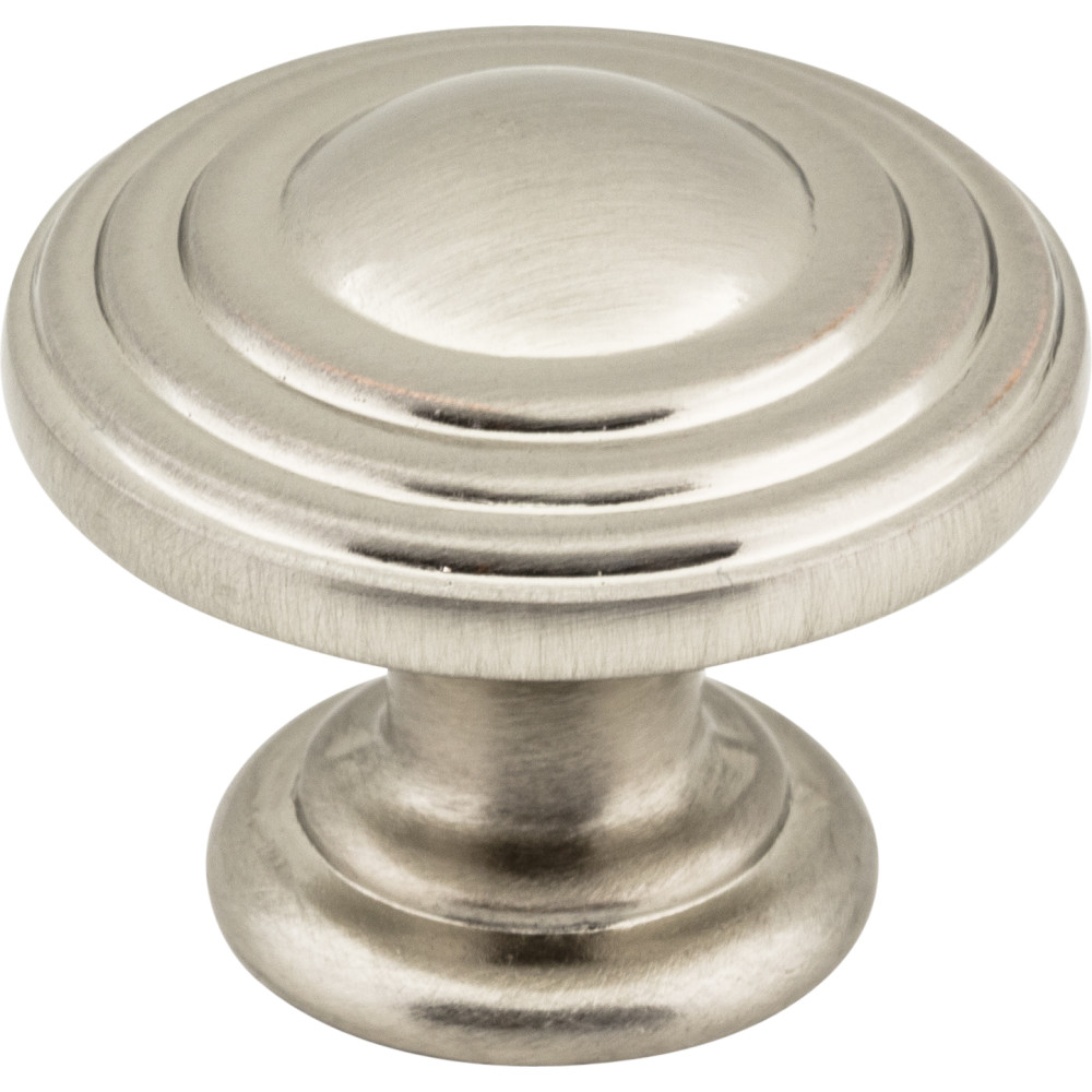 Jeffrey Alexander by Hardware Resources 137SN 1-1/4"  Diameter Ring Cabinet Knob. Packaged with one 8/32" 