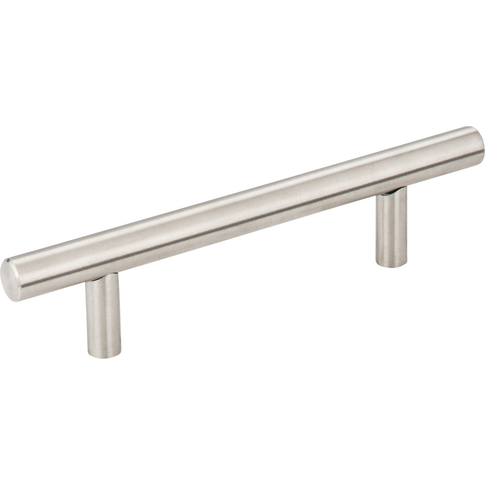 Hardware Resources 154SS-R Retail Pack Hardware 154mm Overall Hollow Stainless Steel Cabinet Bar Pull (7/16" Diameter) with Beveled Ends Finish: Stainless Steel