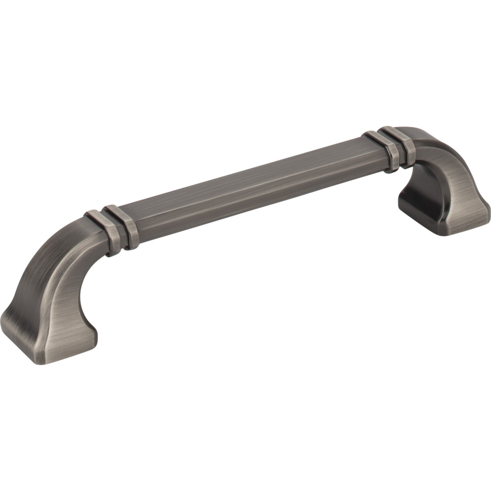 Hardware Resources 165-128BNBDL Zinc Die Cast Cabinet Pull in Brushed Pewter