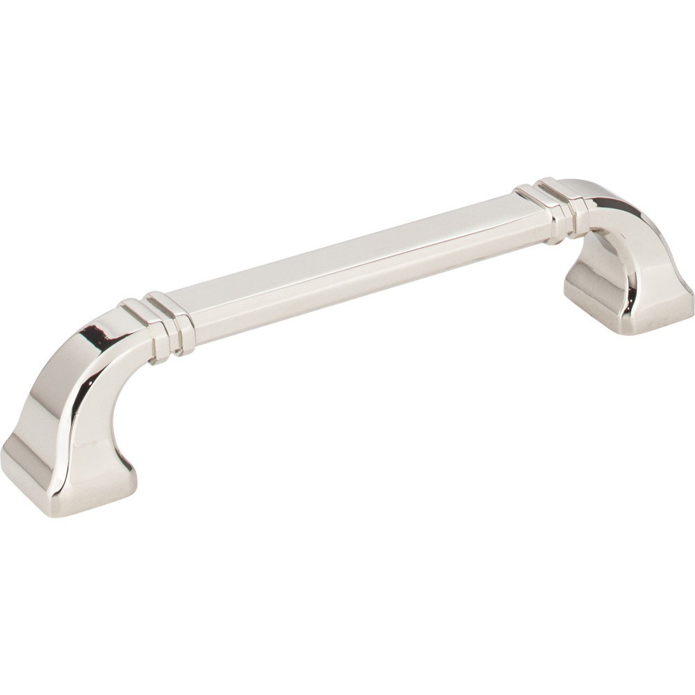 Hardware Resources 165-128NI Zinc Die Cast Cabinet Pull in Polished Nickel