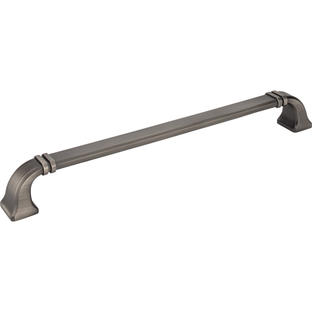 Hardware Resources 165-12BNBDL Zinc Die Cast Appliance Pull in Brushed Pewter