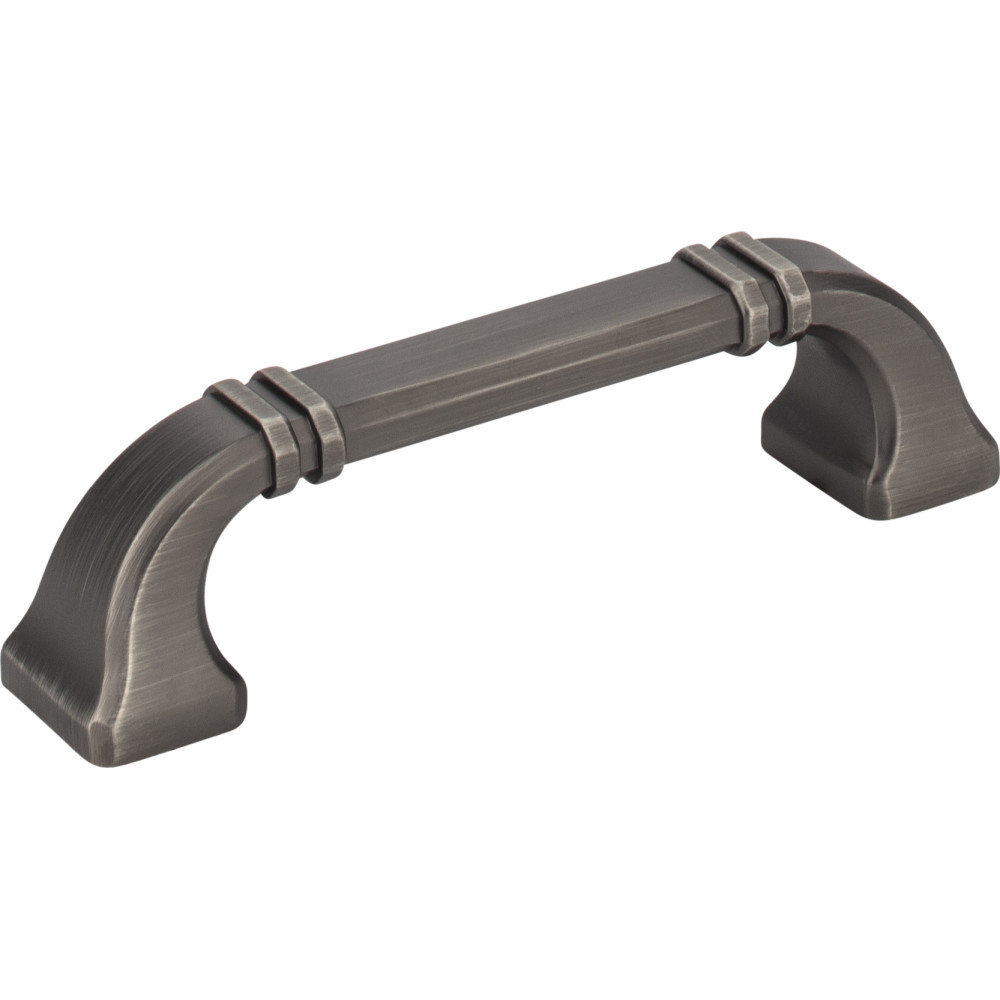 Hardware Resources 165-96BNBDL Zinc Die Cast Cabinet Pull in Brushed Pewter