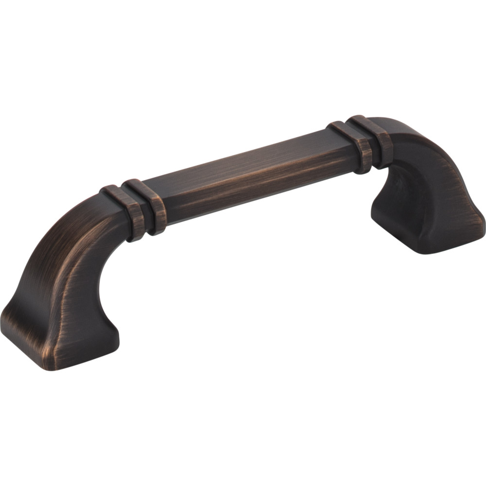 Hardware Resources 165-96DBAC Zinc Die Cast Cabinet Pull in Brushed Oil Rubbed Bronze