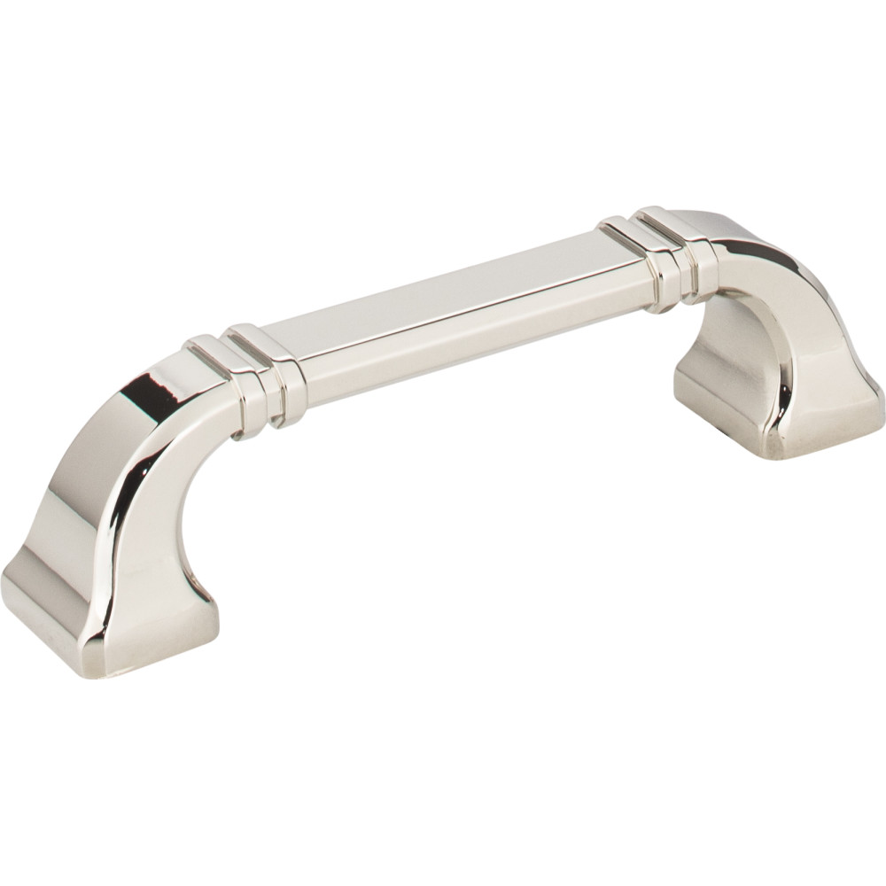 Hardware Resources 165-96NI Zinc Die Cast Cabinet Pull in Polished Nickel