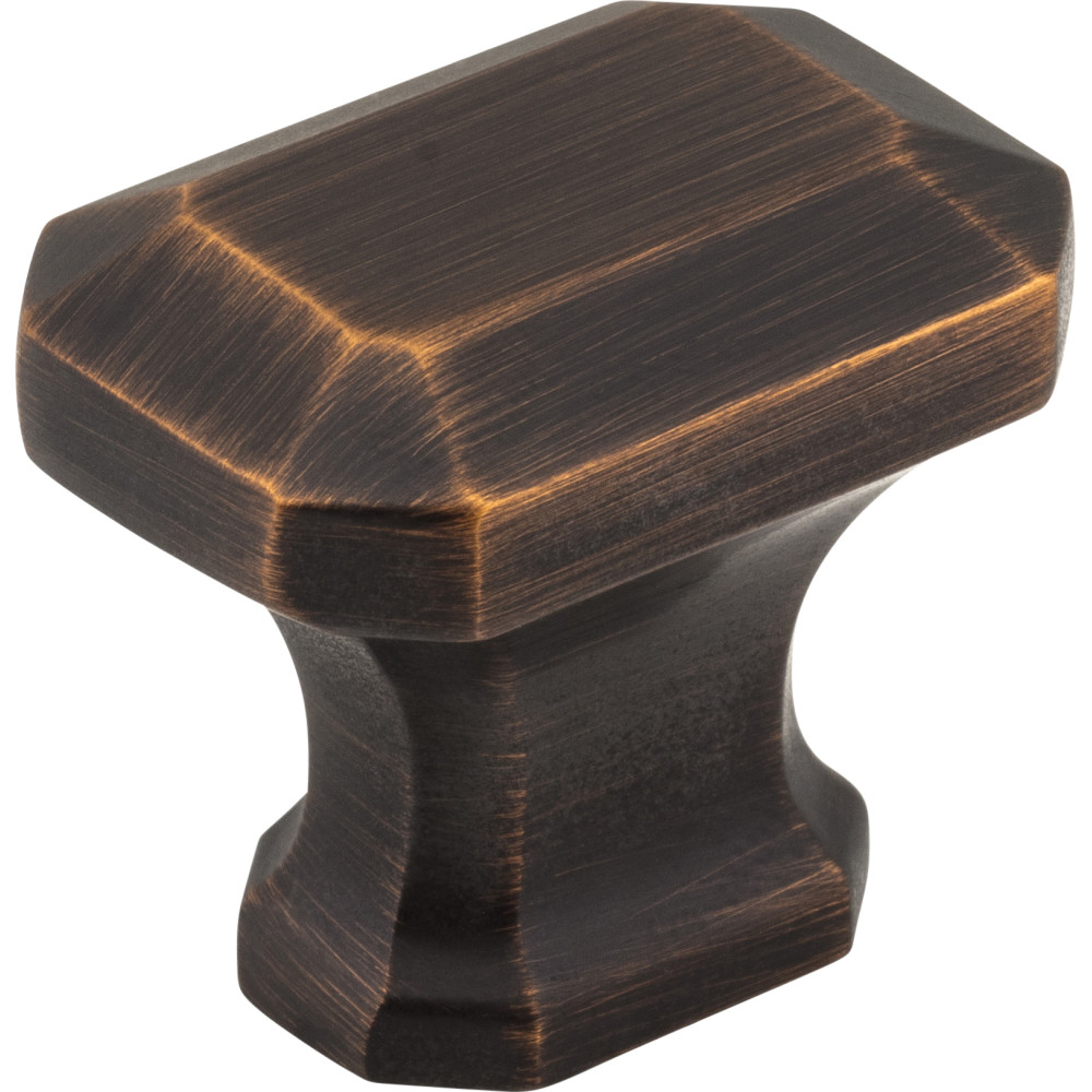 Hardware Resources 165DBAC Zinc Die Cast Cabinet Knob in Brushed Oil Rubbed Bronze