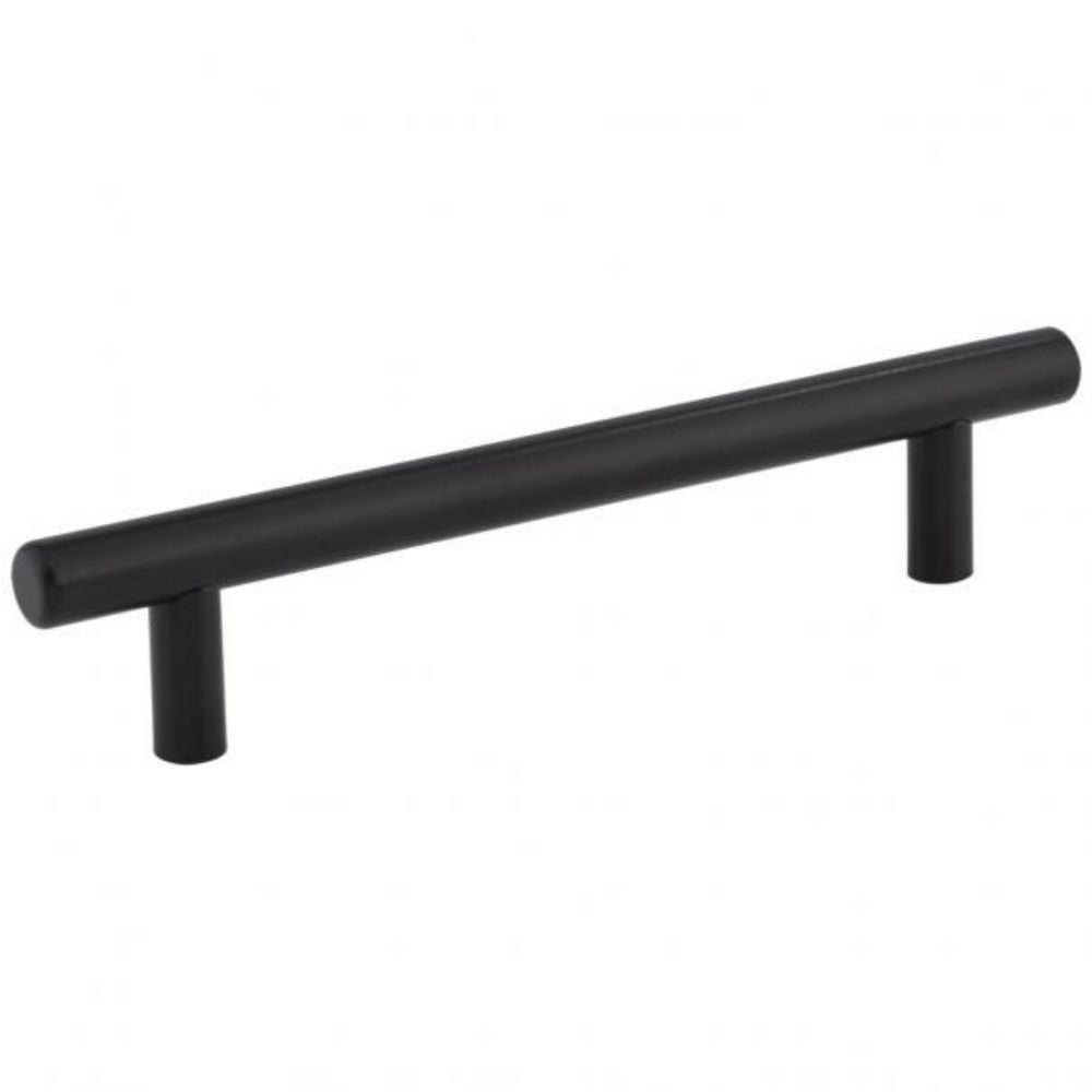 Elements by Hardware Resources 174SSMB Naples 128mm Center to Center Hollow Stainless Steel Cabinet Bar Pull in Matte Black
