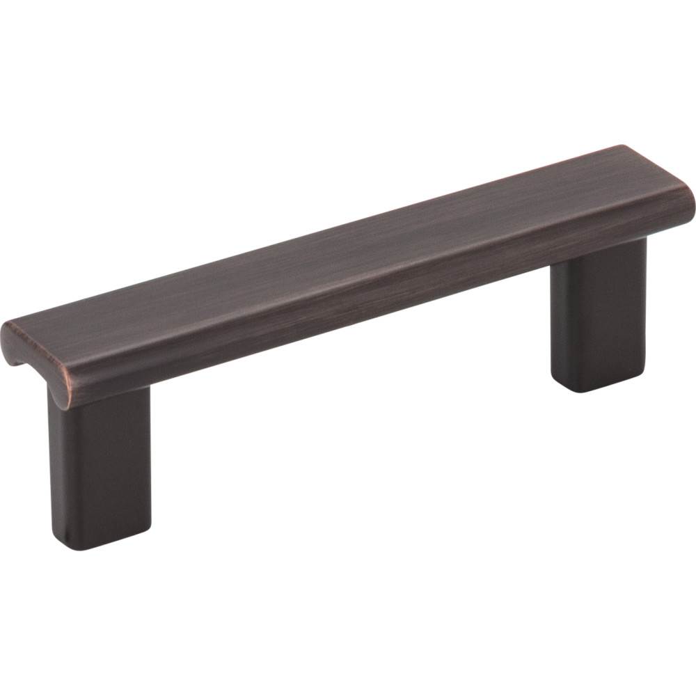 Hardware Resources 183-3DBAC 3-3/4" Overall Length Cabinet Pull in Brushed Oil Rubbed Bronze