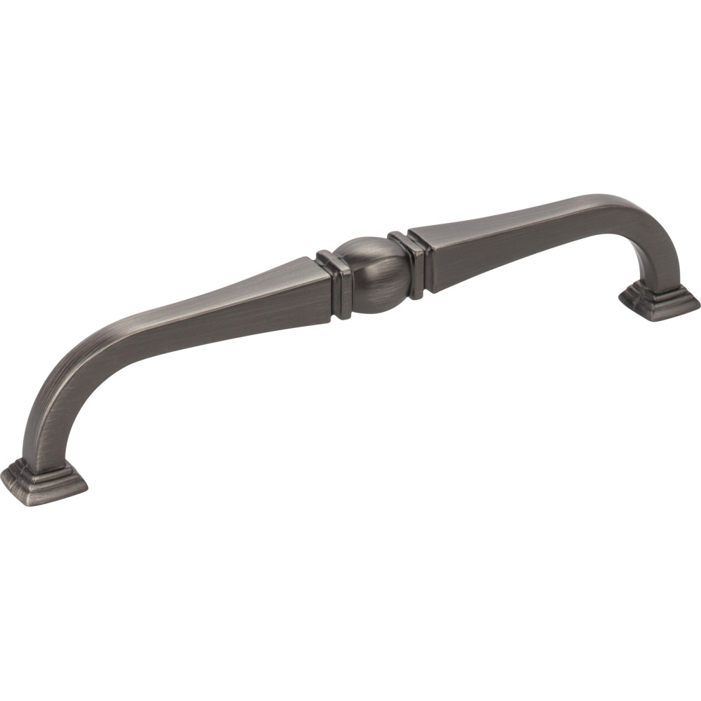 Jeffrey Alexander by Hardware Resources 188-160BNBDL 6-15/16" Overall Length Cabinet Pull.  Holes are 160mm cente