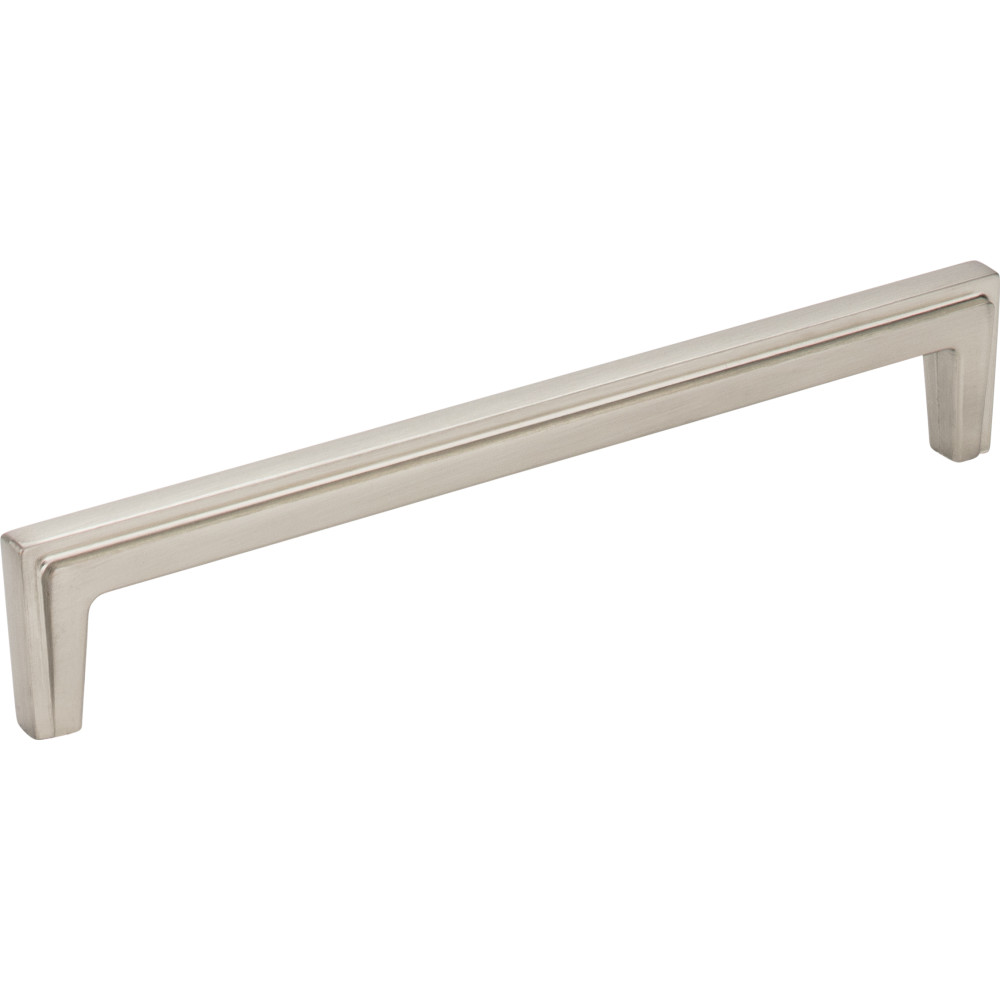 Jeffrey Alexander by Hardware Resources 259-160SN 6-11/16" Overall Length Zinc Die Cast  Cabinet Pull.  Holes 