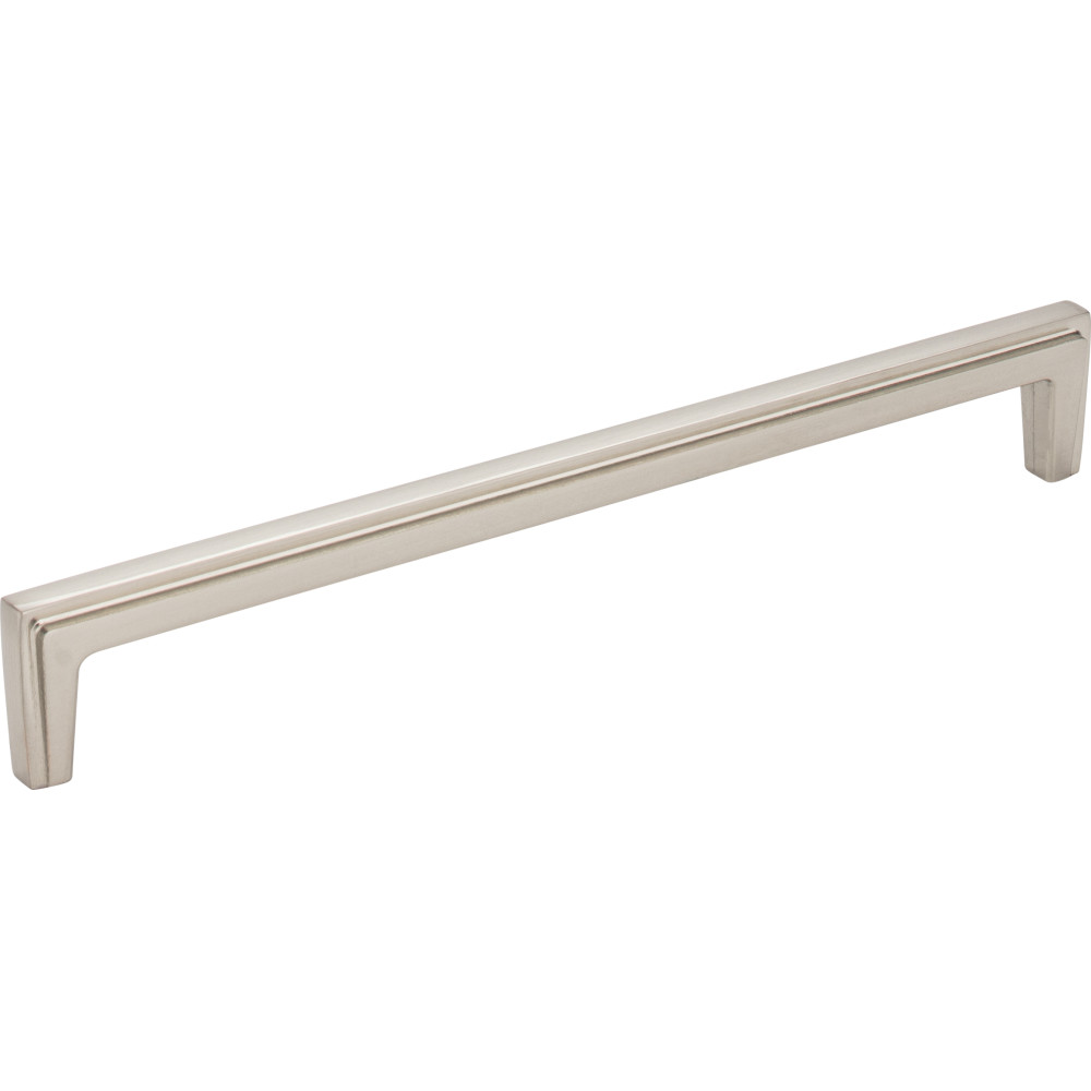Jeffrey Alexander by Hardware Resources 259-192SN 8" Overall Length Zinc Die Cast  Cabinet Pull.  Holes are 19