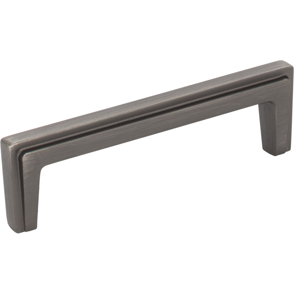 Jeffrey Alexander by Hardware Resources 259-96BNBDL 4-3/16" Overall Length Zinc Die Cast Cabinet Pull.  Holes ar