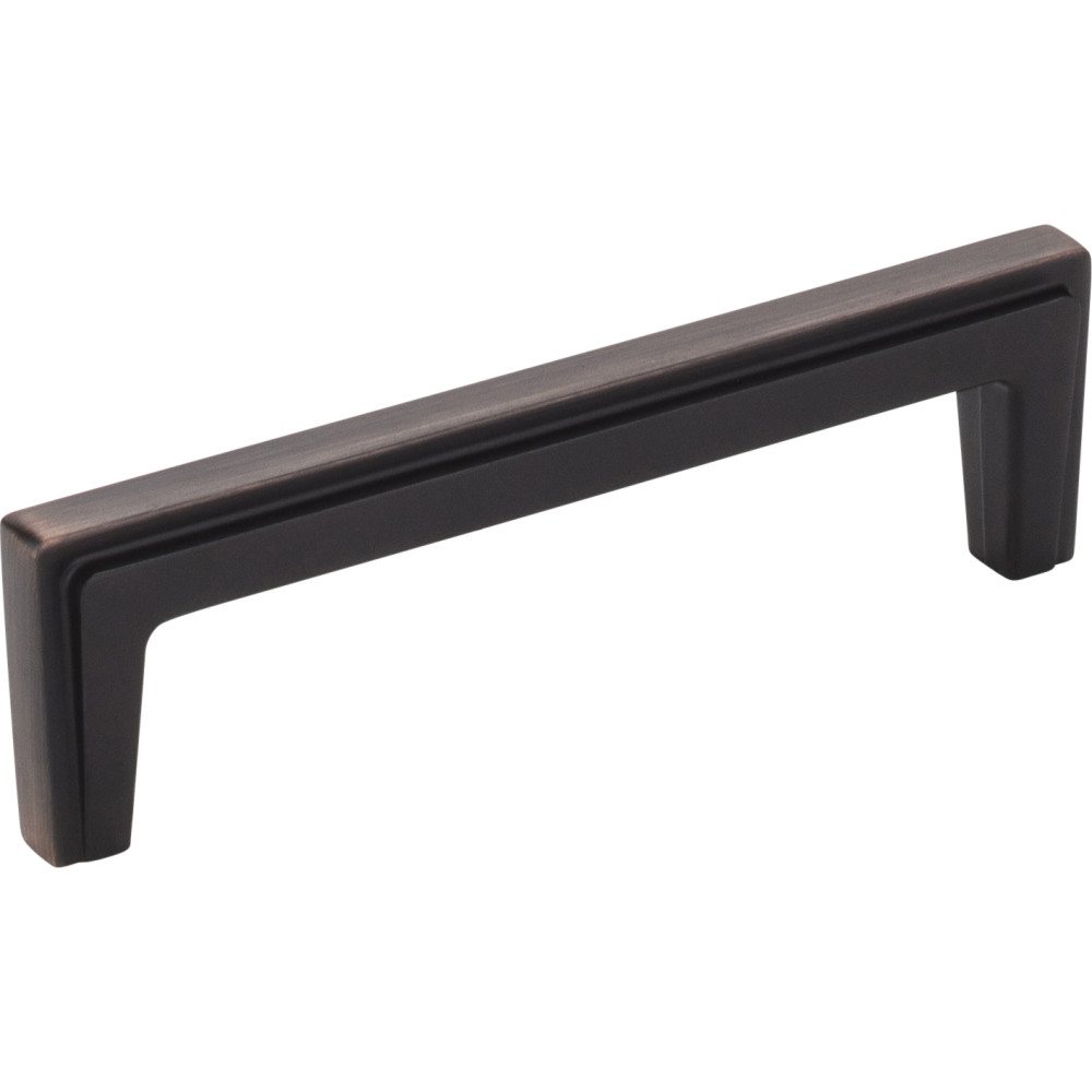 Jeffrey Alexander by Hardware Resources 259-96DBAC 4-3/16" Overall Length Zinc Die Cast Cabinet Pull.  Holes ar