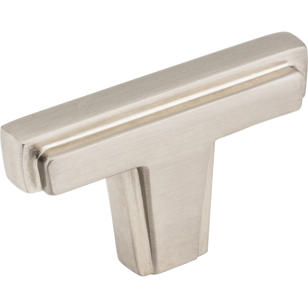 Jeffrey Alexander by Hardware Resources 259SN 2" Overall Length Zinc Die Cast Cabinet T-Knob.  Packaged wi