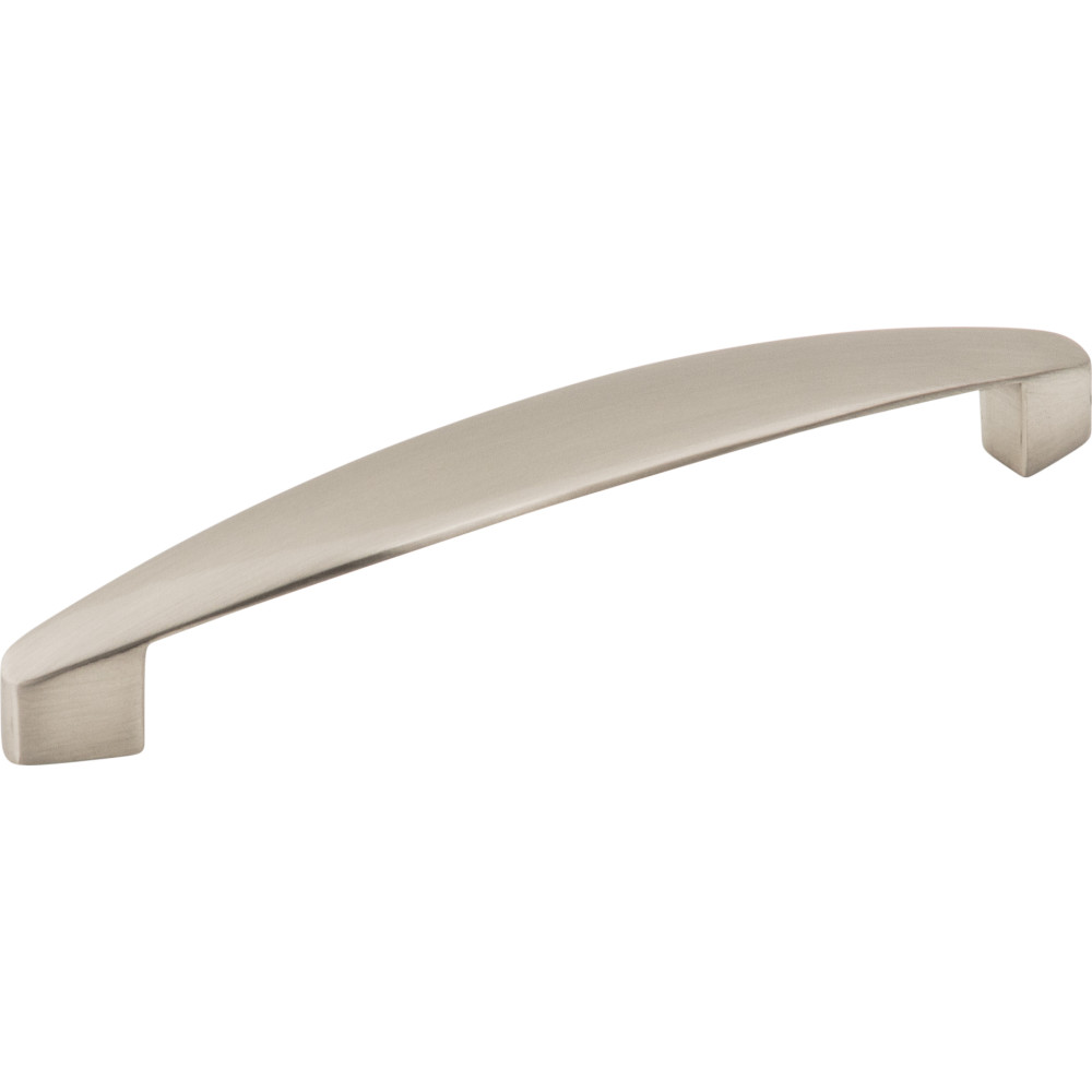 Elements by Hardware Resources 308-128SN 5-1/2" OL Decorative Cabinet Pull 128mm CC with two 8/32" x 