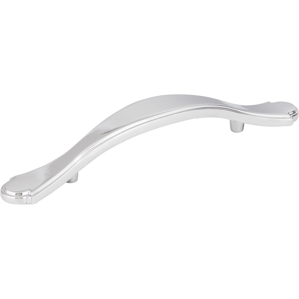 Hardware Resources 3108PC Gatsby 5-1/4" Overall Length Zinc Footed Cabinet Pull Finish: Polished Chrome.