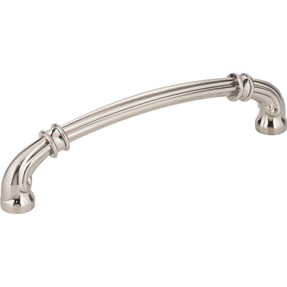 Jeffrey Alexander by Hardware Resources 317-128SN 5-5/8" Overall Length Zinc Die Cast Lafayette Cabinet Pull. 