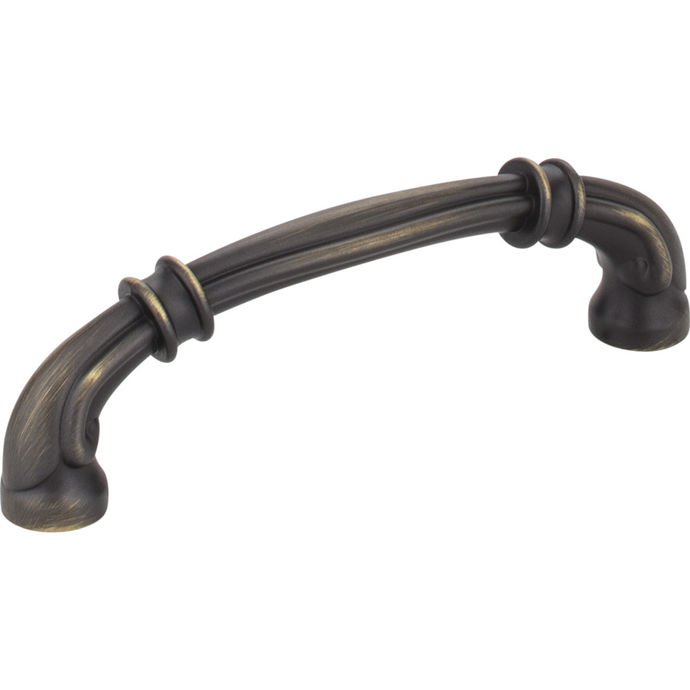 Jeffrey Alexander by Hardware Resources 317-96ABSB 4-3/8" Overall Length Zinc Die Cast Lafayette Cabinet Pull. 