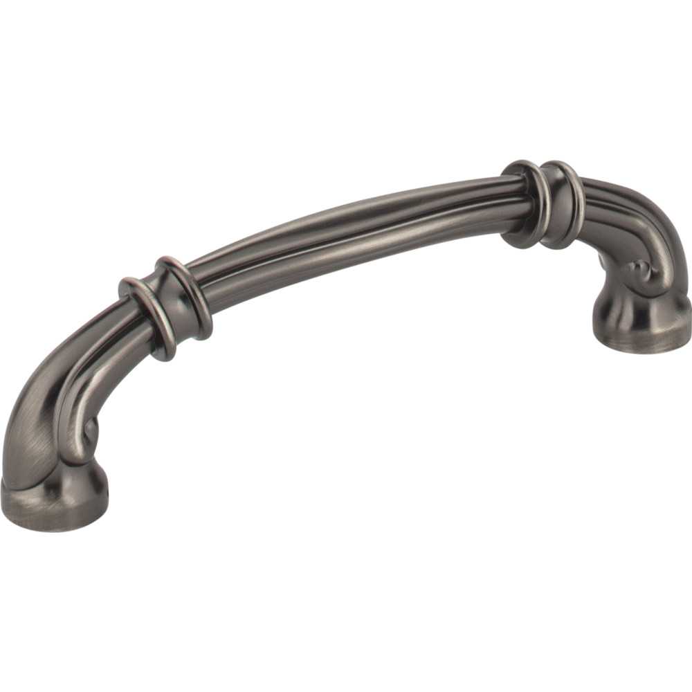 Jeffrey Alexander by Hardware Resources 317-96BNBDL 4-3/8" Overall Length Zinc Die Cast Lafayette Cabinet Pull. 