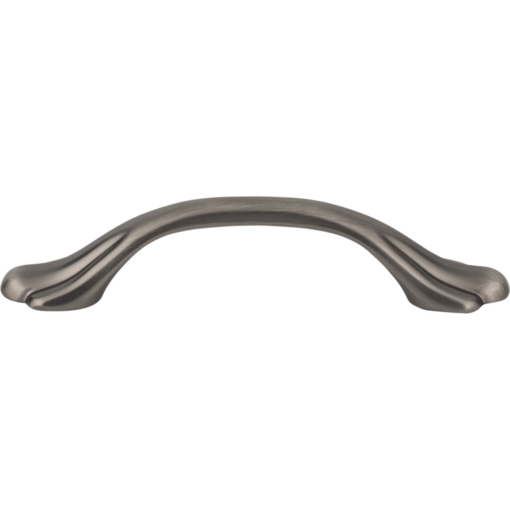 Hardware Resources 3208BNBDL Gatsby 4-1/4" Overall Length Zinc Footed Cabinet Pull Finish: Brushed Pewter