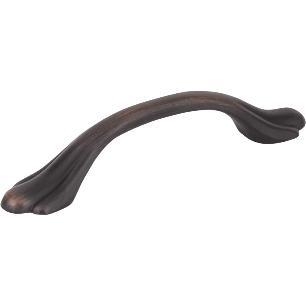 Elements by Hardware Resources 3208DBAC 4-1/4" Overall Length Zinc Footed Cabinet Pull. Holes are 3"