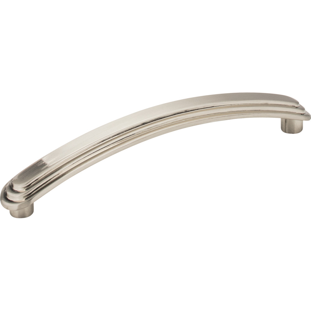 Elements by Hardware Resources 331-128SN 5-3/4" Overall Length Stepped Rounded Cabinet Pull.  Holes a