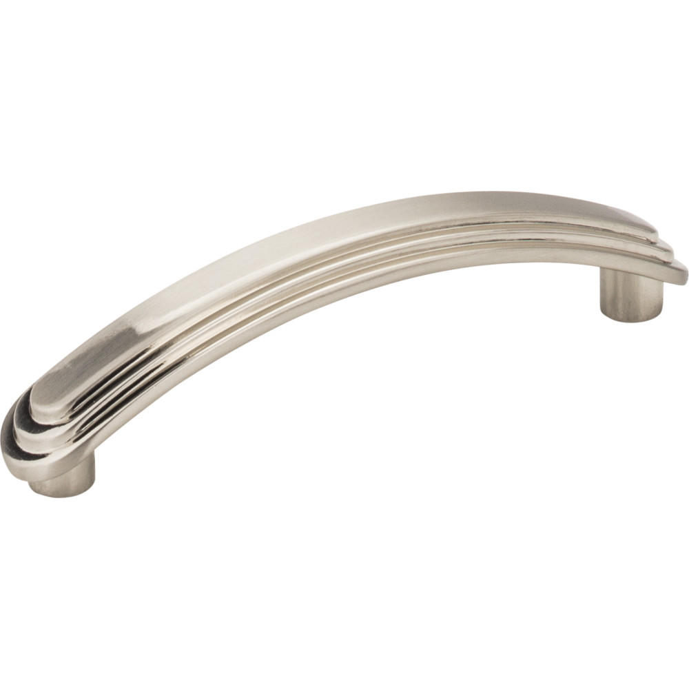 Elements by Hardware Resources 331-96SN 4-1/2" Overall Length Stepped Rounded Cabinet Pull.  Holes a