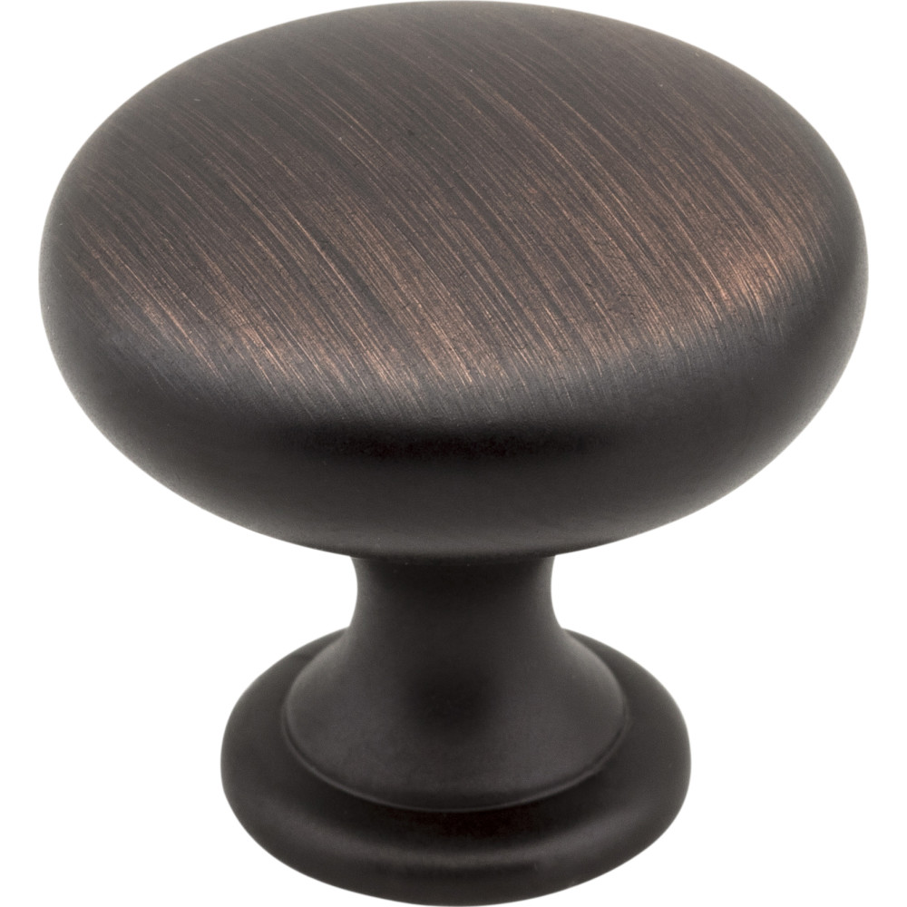 Hardware Resources 3910-DBAC-R Retail Pack Hardware 1-3/16" Diameter Zinc Die Cast Cabinet Knob Finish: Brushed Oil Rubbed Bronze.