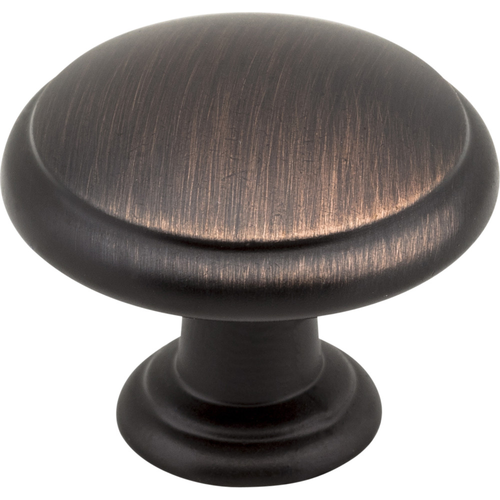 Hardware Resources 3940-DBAC-R Retail Pack Hardware 1-3/16" Diameter Zinc Die Cast Cabinet Knob Finish: Brushed Oil Rubbed Bronze.