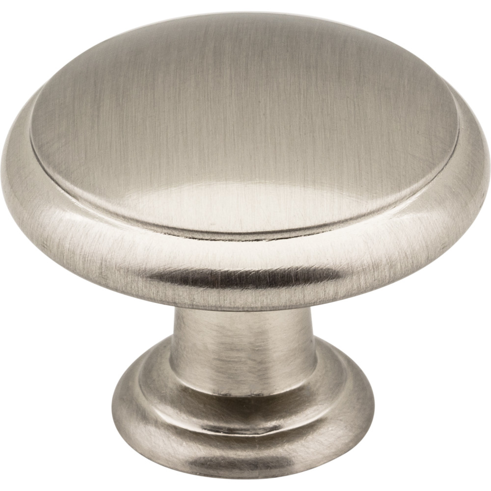 Elements by Hardware Resources 3940-SN 1 3/16" Diameter Mushroom Cabinet Knob. Packaged with one 8/