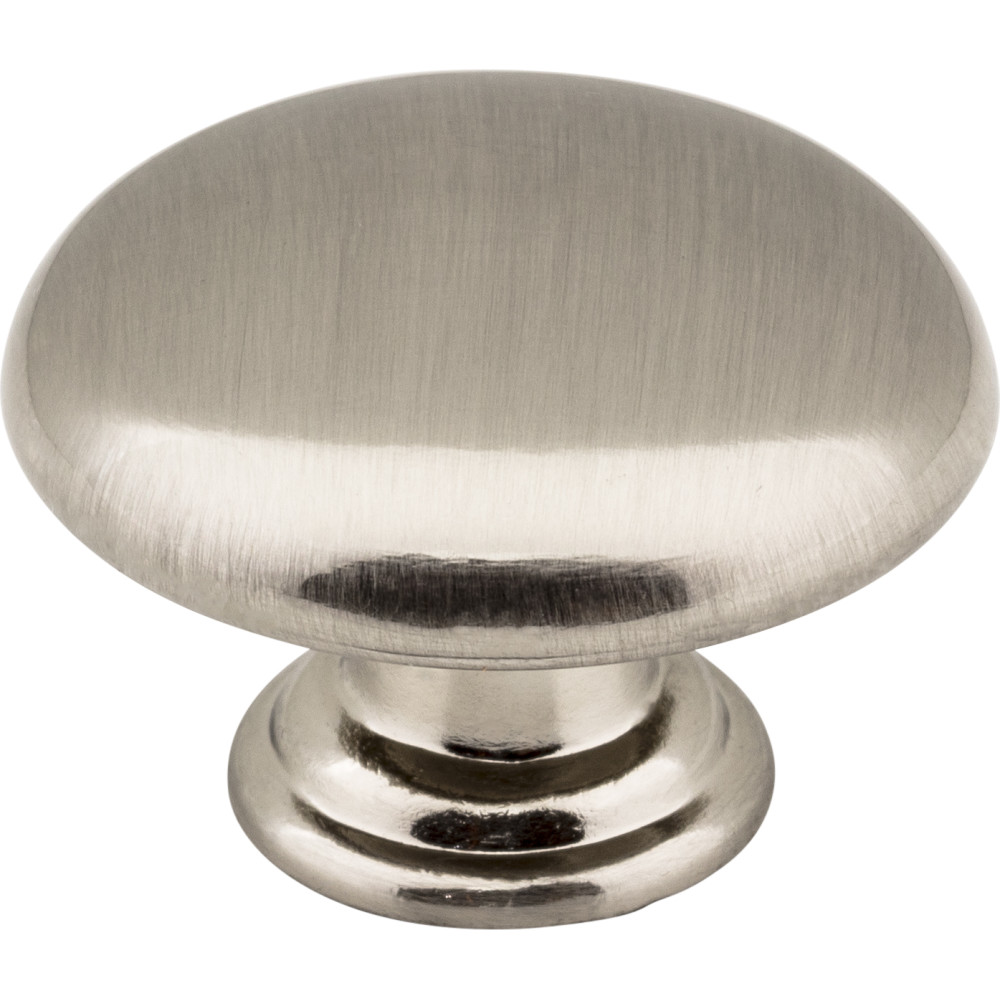 Elements by Hardware Resources 3950-SN 1-3/16" Diameter Mushroom Cabinet Knob. Packaged with one 8/