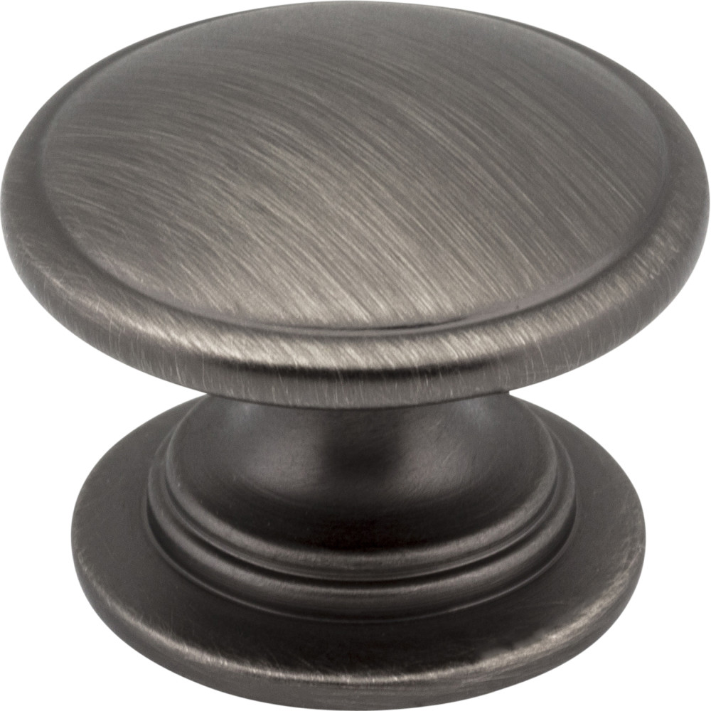 Jeffrey Alexander by Hardware Resources 3980-BNBDL 1-1/4" Diameter Cabinet Knob. Packaged with one 8/32"       