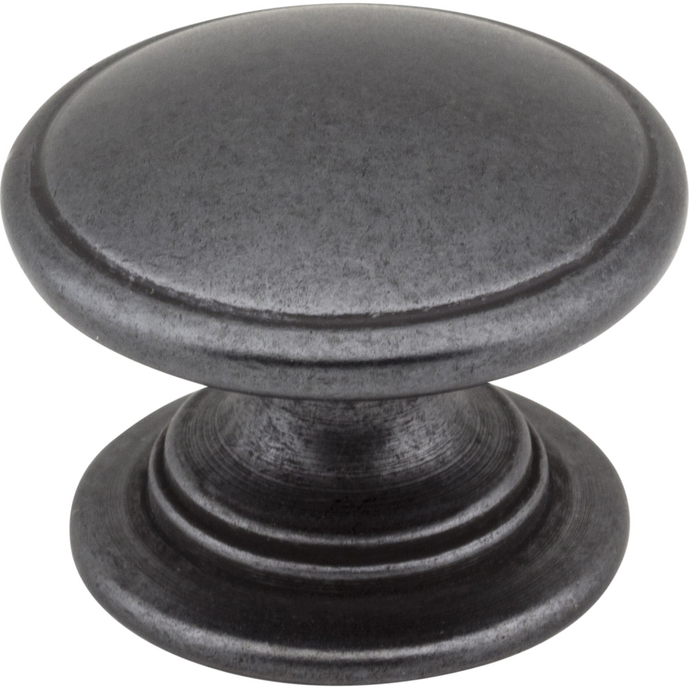 Jeffrey Alexander by Hardware Resources 3980-DACM 1-1/4" Diameter Cabinet Knob. Packaged with one 8/32" x 1" s