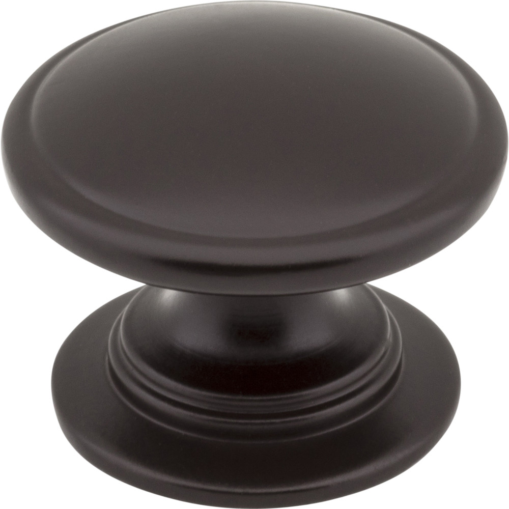 Jeffrey Alexander by Hardware Resources 3980-ORB 1-1/4" Diameter Cabinet Knob. Packaged with one 8/32" x 1" s