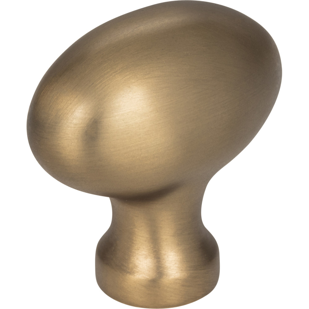 Hardware Resources 3991SBZ Lyon 1-9/16" Overall Length Football Cabinet Knob in Satin Bronze