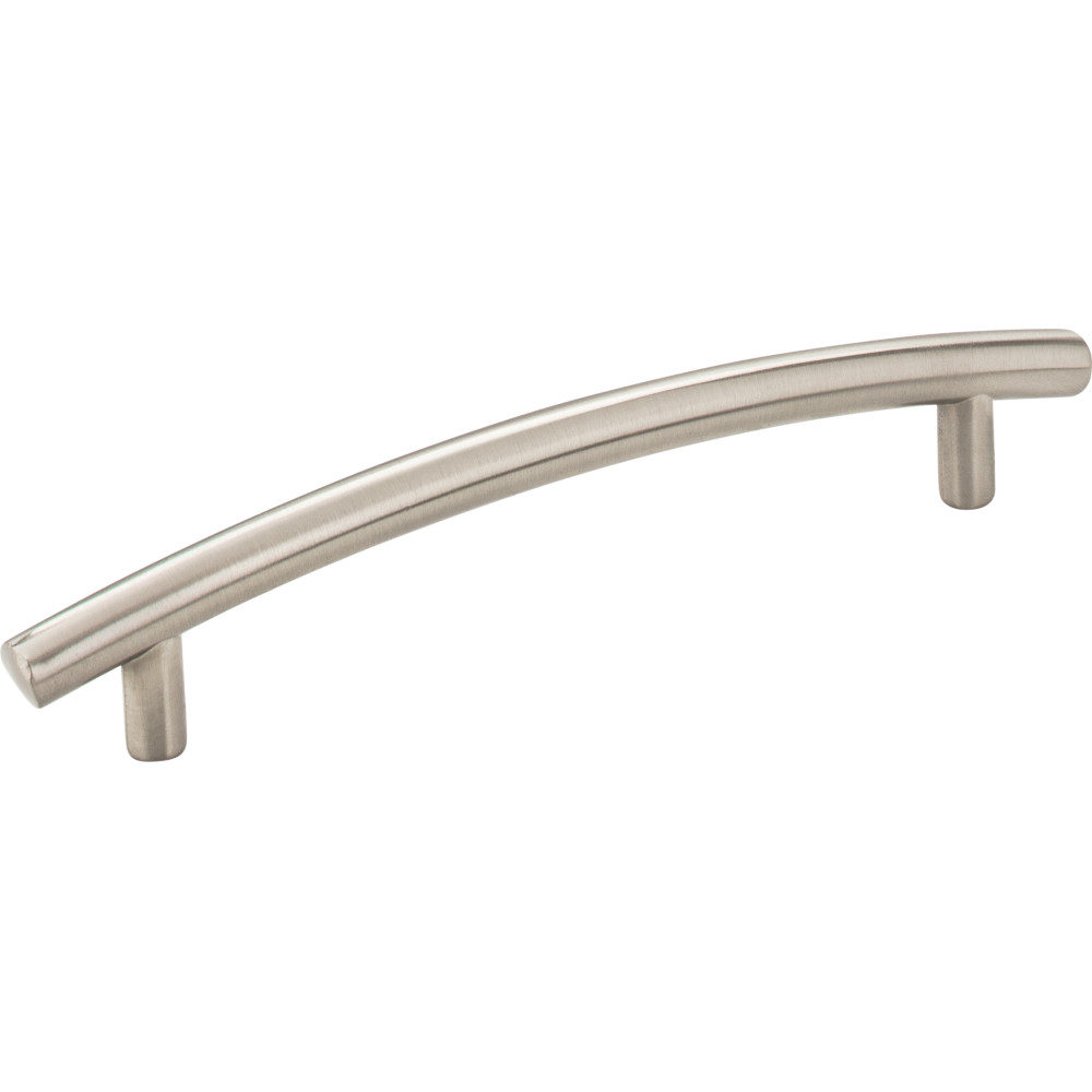 Elements by Hardware Resources 406-128SN 6-1/2" OL Decorative Cabinet Pull 128mm CC with two 8/32" x 