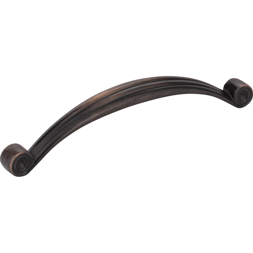 Jeffrey Alexander by Hardware Resources 415-128DBAC 5-5/8" Overall Length Zinc Die Cast Palm Leaf Cabinet Pull. 
