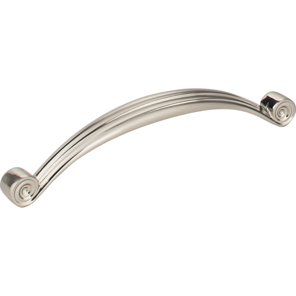 Jeffrey Alexander by Hardware Resources 415-128SN 5-5/8" Overall Length Zinc Die Cast Palm Leaf Cabinet Pull. 