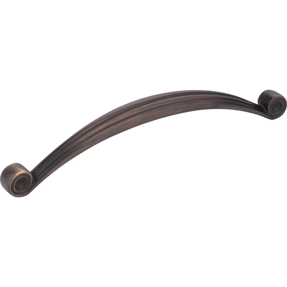 Jeffrey Alexander by Hardware Resources 415-160DBAC 6-7/8" Overall Length Zinc Die Cast Palm Leaf Cabinet Pull. 