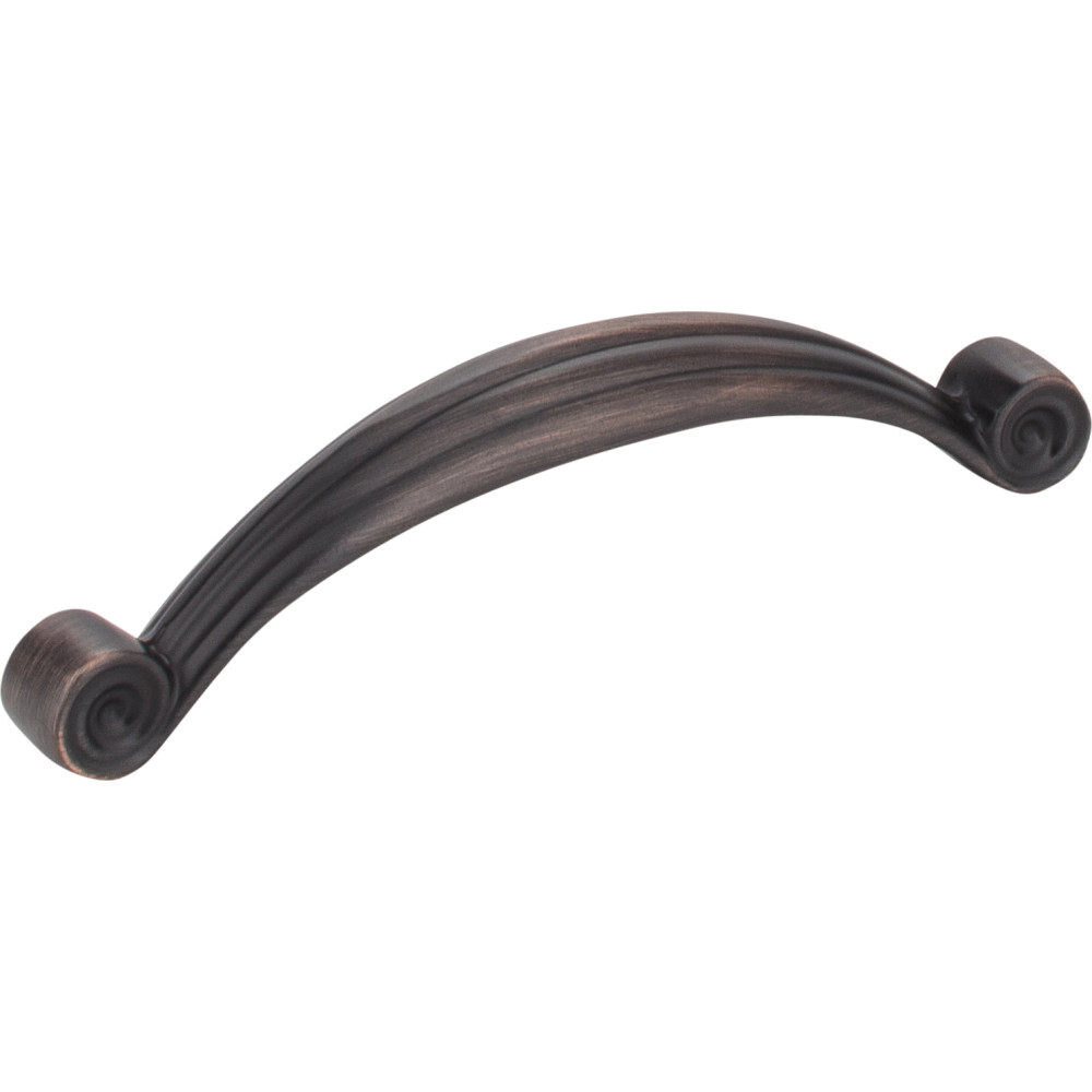 Jeffrey Alexander by Hardware Resources 415-96DBAC 4-3/8" Overall Length Zinc Die Cast Palm Leaf Cabinet Pull. 