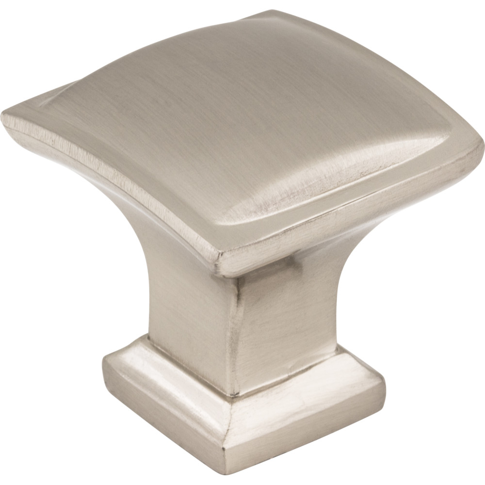 Jeffrey Alexander by Hardware Resources 435SN 1-1/4" Overall Length Pillow Cabinet Knob.  Packaged with on