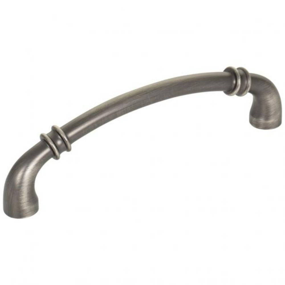 Jeffrey Alexander by Hardware Resources 445-128BNBDL Marie 5-5/8" Overall Length Cabinet Pull in Brushed Pewter
