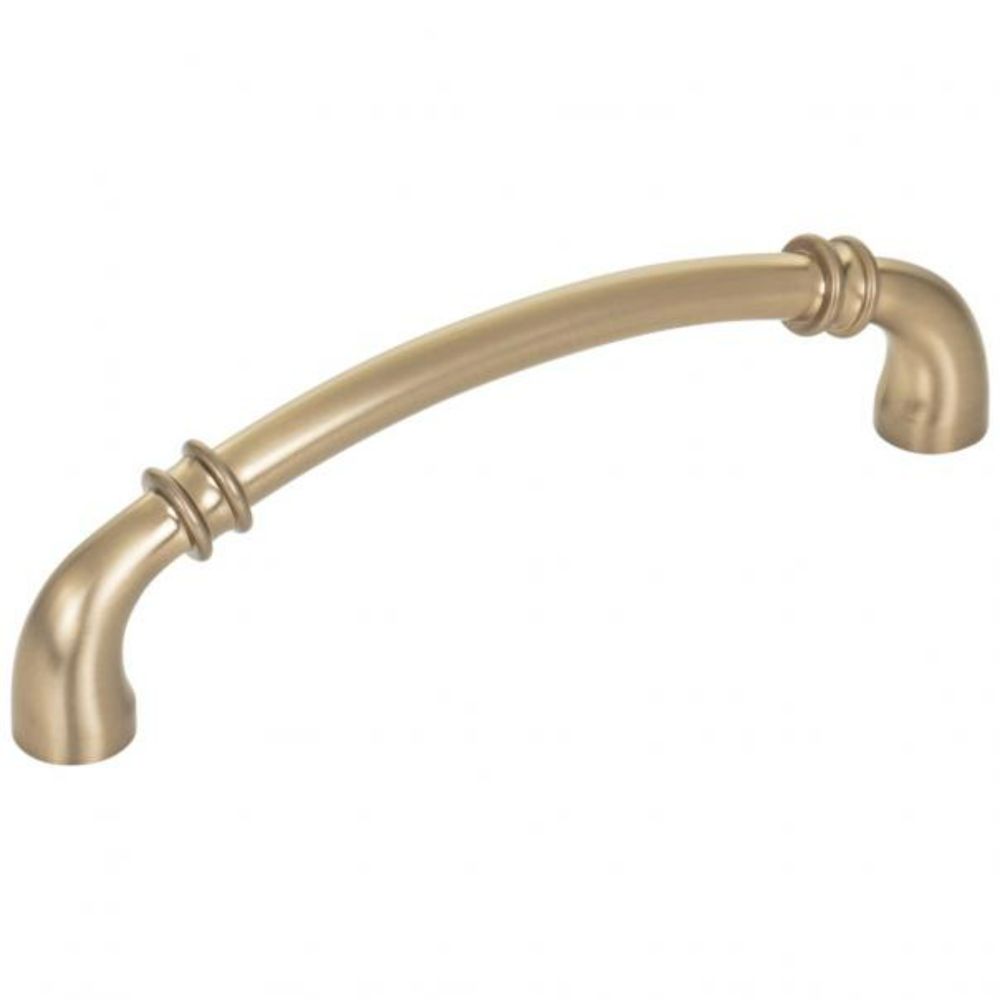 Jeffrey Alexander by Hardware Resources 445-128SBZ Marie 5-5/8" Overall Length Cabinet Pull in Satin Bronze