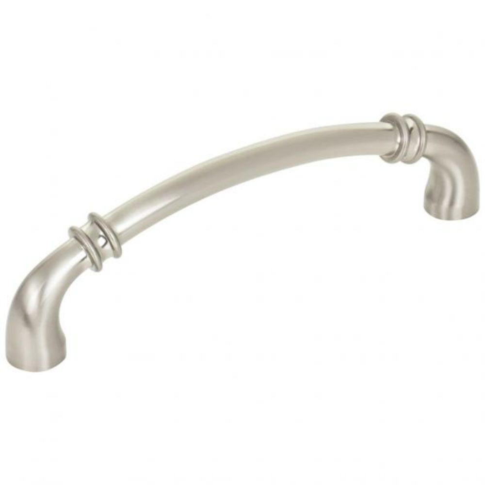 Jeffrey Alexander by Hardware Resources 445-128SN Marie 5-5/8" Overall Length Cabinet Pull in Satin Nickel