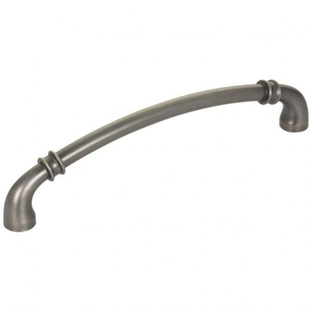 Jeffrey Alexander by Hardware Resources 445-160BNBDL Marie 6-7/8" Overall Length Cabinet Pull in Brushed Pewter