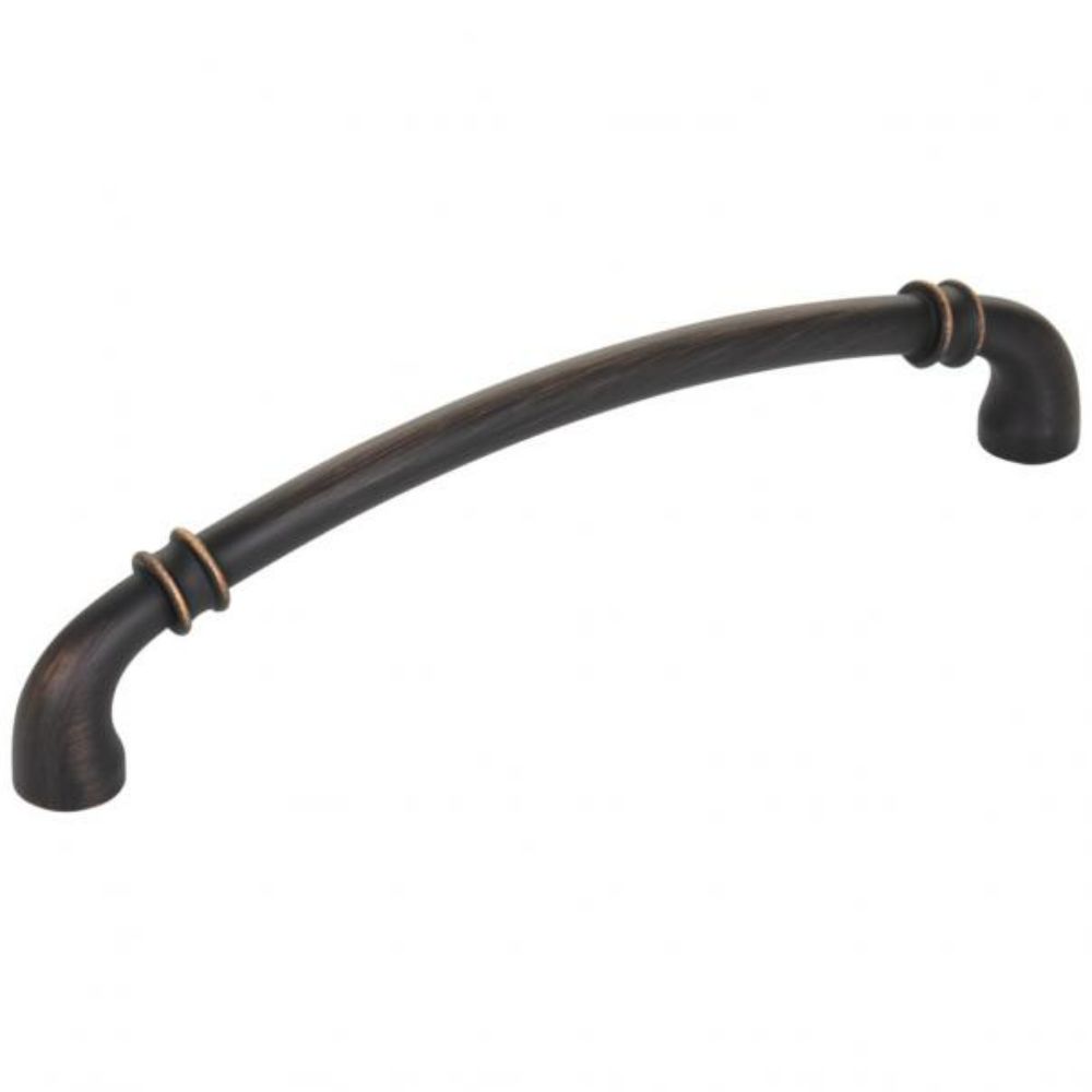 Jeffrey Alexander by Hardware Resources 445-160DBAC Marie 6-7/8" Overall Length Cabinet Pull in Brushed Oil Rubbed Bronze