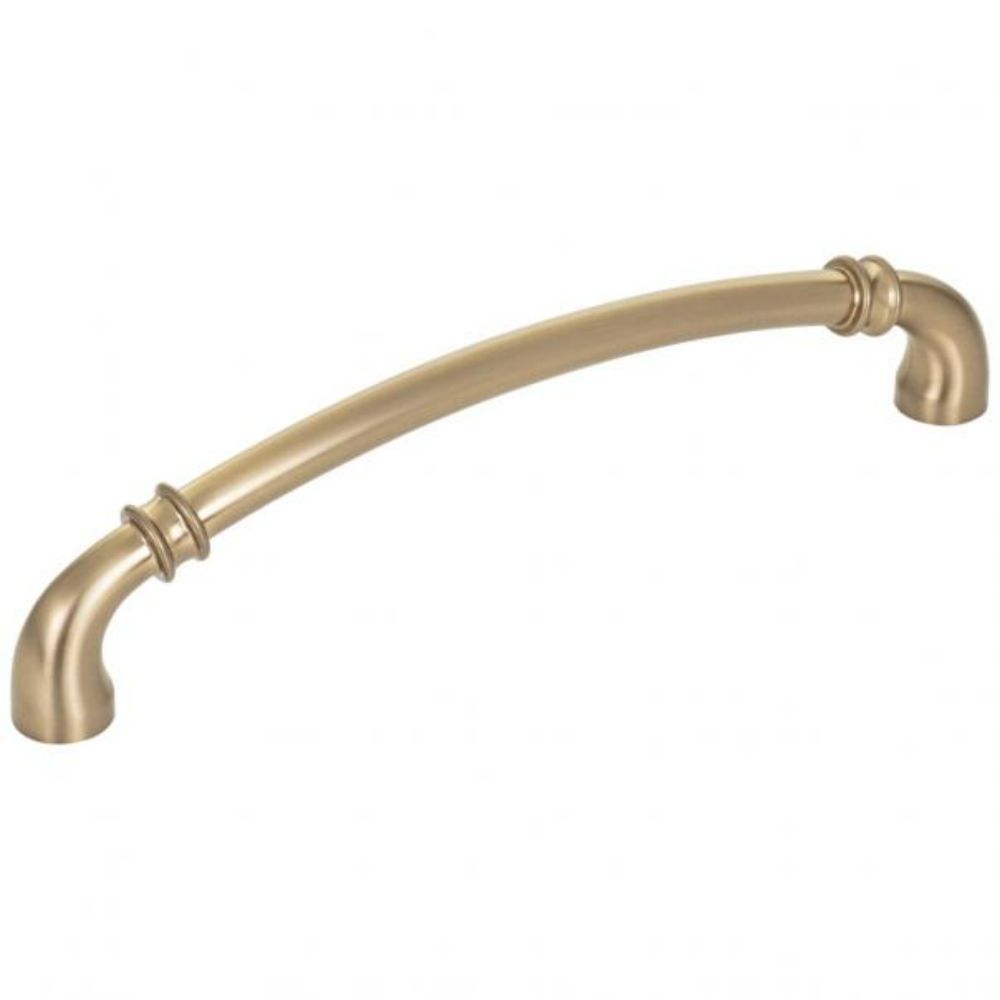 Jeffrey Alexander by Hardware Resources 445-160SBZ Marie 6-7/8" Overall Length Cabinet Pull in Satin Bronze